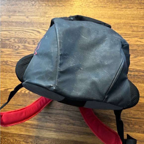 DeMarini Voodoo OG baseball backpack in scarlet red and black. - Picture 12 of 12